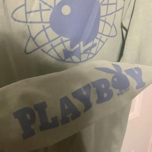 Embroidered Logo Playboy Hoodie - Picture 4 of 4